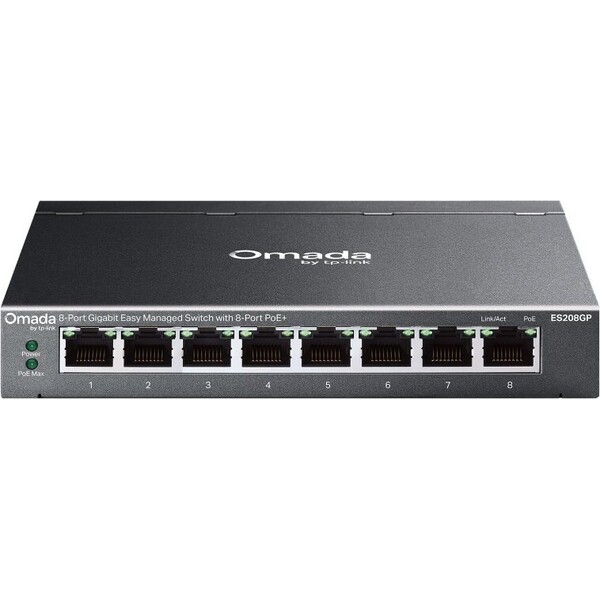TP-Link ES208GP 8xGb Easy Managed Omada switch