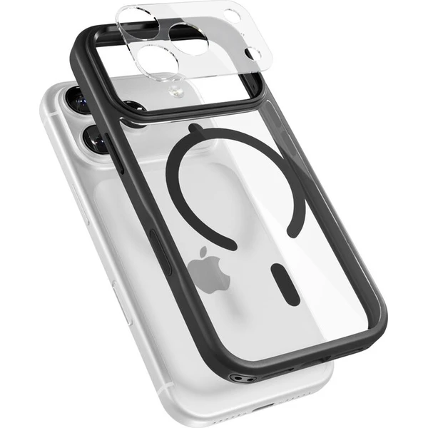 iWant Hero Pro Mag+ kryt pro iPhone 17 Pro + camera island protector černá transparentní - Pouzdra - Obrázek d_07dc7adf406247d8ba6dd73e21fa212f