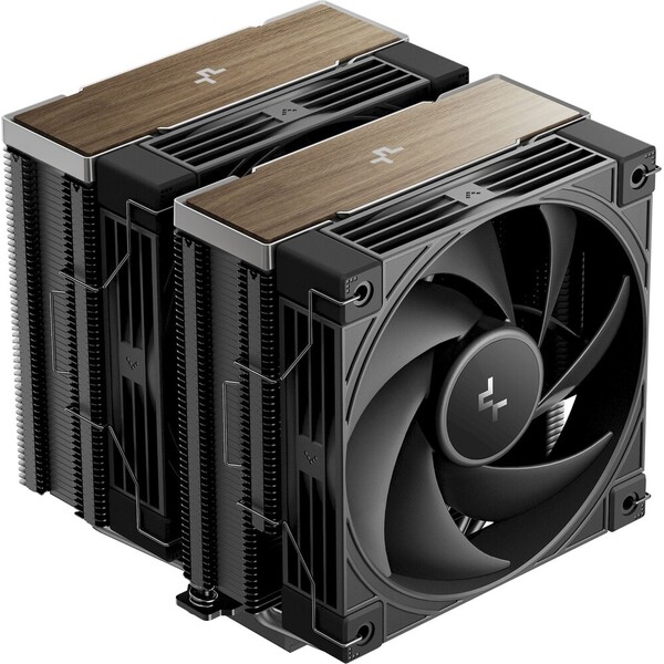 DEEPCOOL CPU Chladič AK620 G2, 2x120, LGA1851, AM5, černá (R-AK620G2-BKNNMN-GJD) Černá
