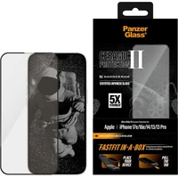 PanzerGlass® Ceramic II sklo Apple iPhone 17e/16e/14/13/13 Pro s bezprašným instalačním boxem - Ochranné folie a skla