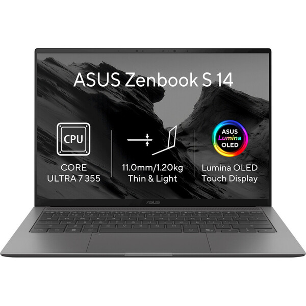 ASUS Zenbook S 14 (UX5406AA-OLED462WZ) šedý