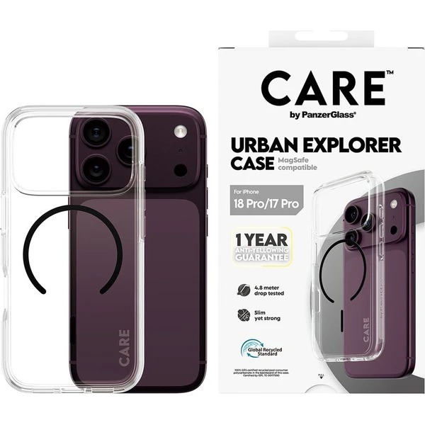 PanzerGlass CARE Urban MagSafe kryt Apple iPhone 18 Pro/17 Pro čirý/černý - Pouzdra - Obrázek d_099bf4da9b8942cfaf1a0a93317ad0e8