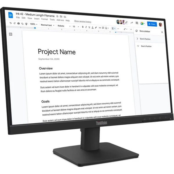 Lenovo ThinkVision S22-4e monitor 21" - Monitory - Obrázek d_09e5204ce96b487abf20b9db5eb7fc0e