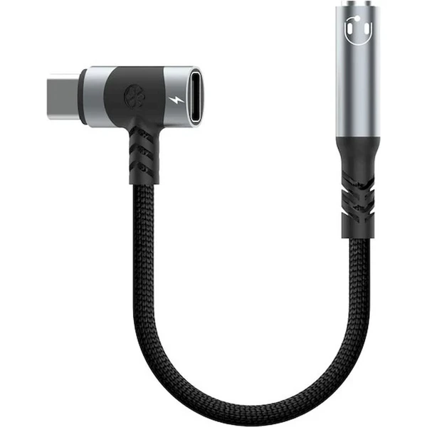 PremiumCord USB-C /3,5mm redukce s USB-C konektorem pro napájení 0,125m černý - Kabely a redukce - Obrázek d_0a075fec0420413f9f9b091fabcb3016