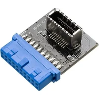 Akasa AK-CBUB51-BK adaptér USB 3.0 na USB 3.1, 20-pin (AK-CBUB51-BK) - Kabely a redukce