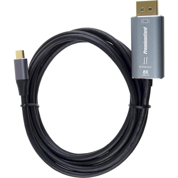 PremiumCord USB-C/DisplayPort 1.4 kabel 8K 2m černý - Kabely a redukce - Obrázek d_0ae583944dc0411eba9152ae92830540