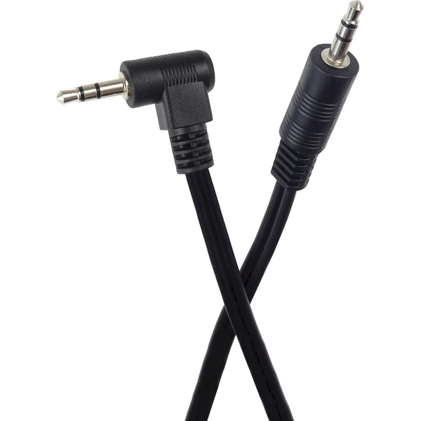 PremiumCord 3,5mm/3,5mm kabel se zahnutým konektorem 1m černý - Kabely a redukce - Obrázek d_0b05aa1b654b47f8aa64d9ba566016bf
