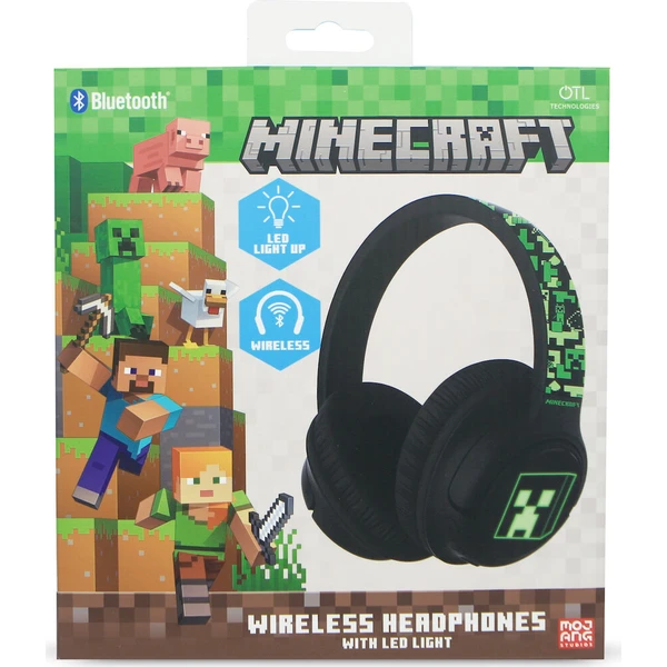 OTL Minecraft LED bezdrátové sluchátka - Sluchátka - Obrázek d_0b14dc364e724449ba85b1235cdf07bb