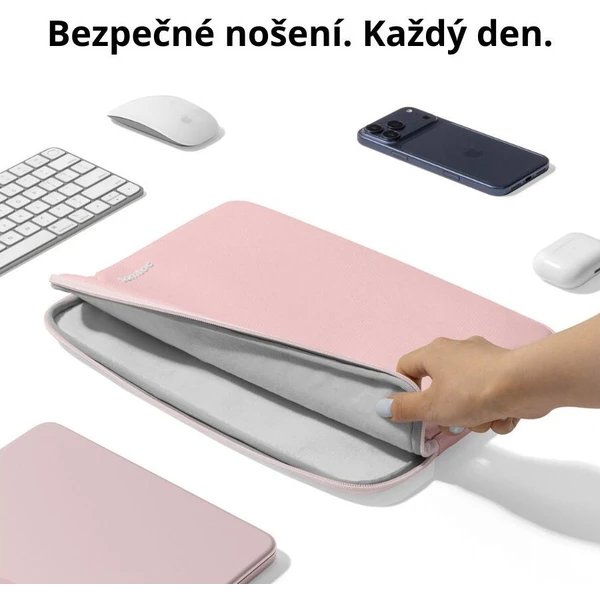 tomtoc Light A18 sleeve pouzdro 13" MacBook Neo růžové - Pouzdra - Obrázek d_0b6cf897e28e40f19fdd41be79c64164