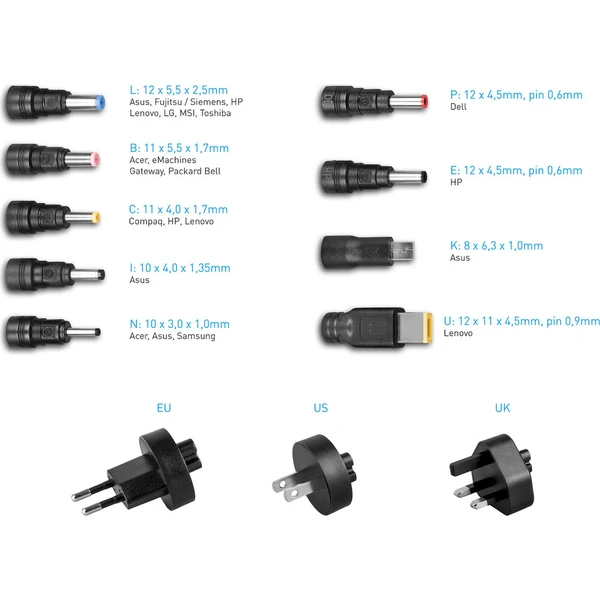AVACOM QuickTIP 45W univerzální adaptér pro notebooky - Nabíječky - Obrázek d_0b934b9601e340c886894c6402d6561a