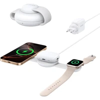 Anker MagGo B25M8 3v1 MagSafe nabíječka (15W) bílá - Nabíječky