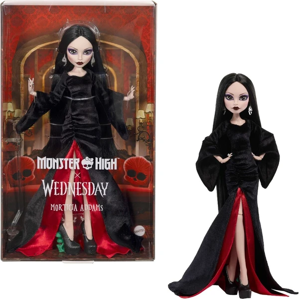 Mattel panenka Monster High x Wednesday - Morticia Addams - Figurky - Obrázek d_0bd8bc6858954c87ad3a84b234ff67b3