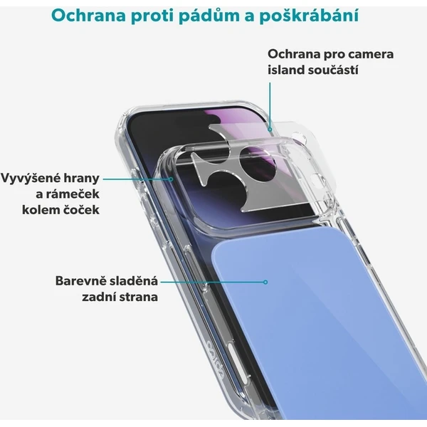 Epico Tile Mag+ MagSafe/Qi2 kryt iPhone 17 Pro Max/18 Pro Max světle modrý - Pouzdra - Obrázek d_0c56d068986b44e3a980bcf6001a6e14