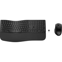 HP 680 Comfort Dual-Mode bezdrátový set klávesnice s myší černý - Klávesnicové sety