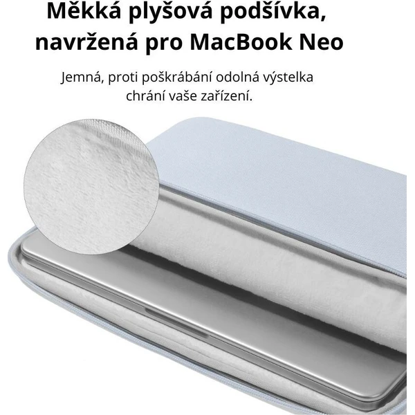 tomtoc Light A18 sleeve pouzdro 13" MacBook Neo světle modré - Pouzdra - Obrázek d_0d250d609e394f6b82397d7a71529834