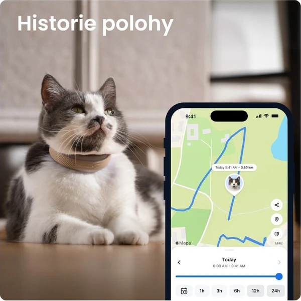 Tractive CAT 6 Mini chytrý GPS lokátor pro kočky hnědý - GPS moduly - Obrázek d_0d55a9e654b34b148f2d1af09021a59f