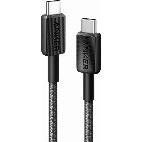 Anker 322 USB-C do USB-C, 0,9m, černý Černá