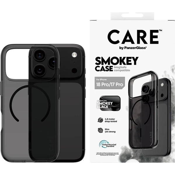 PanzerGlass CARE Smokey MagSafe kryt Apple iPhone 18 Pro/17 Pro kouřový/černý - Pouzdra - Obrázek d_0e225de8a7914c39985c55637cde95d7