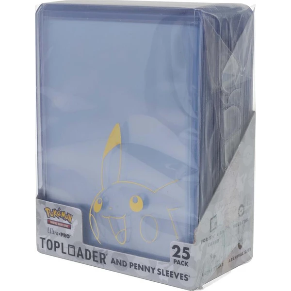 Pokémon UP: Pikachu Toploader and Penny Sleeves Combo Pack (25pack)