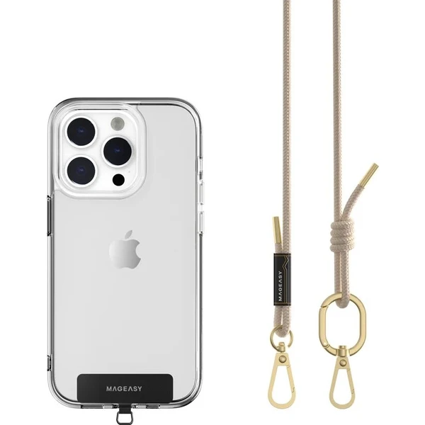 MagEasy Strap Lanyard 6mm univerzální popruh Beige - Popruhy - Obrázek d_0e5d7397807a4889a9b6e340a3eff920