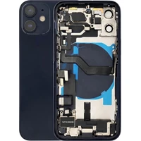 Náhradní housing pro iPhone 12 mini černý - Náhradní housingy