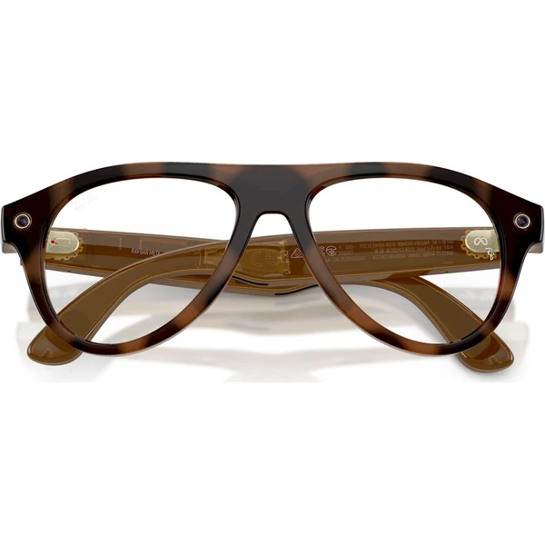Meta RAY-BAN Aviator Gen 3 (Velké) chytré brýle (zatmavovací hnědá skla) želva - AR brýle - Obrázek d_0f2411999c514c908bba9d08d3c94f4f