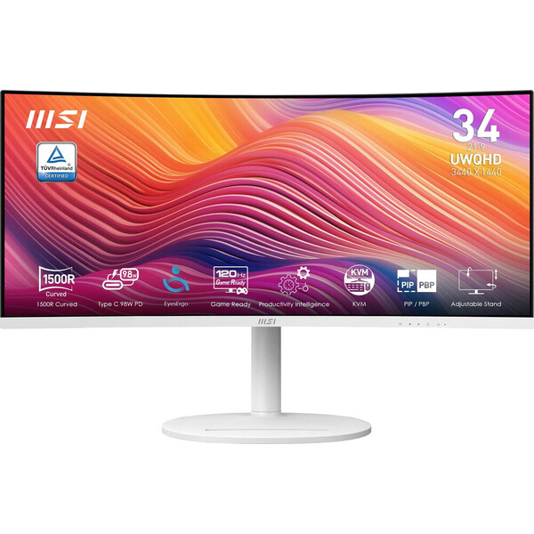MSI Modern MD342CQPW Bílá
