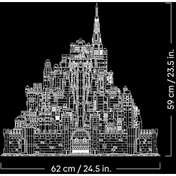 LEGO Icons 11377 Pán prstenů: Minas Tirith - LEGO - Obrázek d_0fb502753d9440088bb0d13d0f6449f2