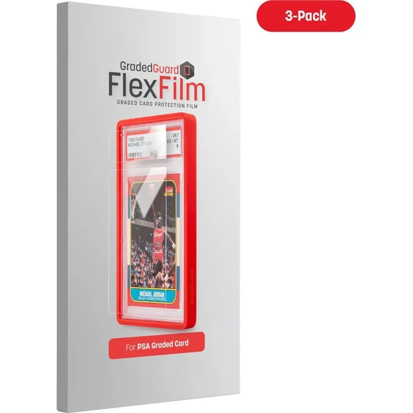GradedGuard FlexFilm Graded Card Protection Film (PSA) ochranná fólie, 3ks čirá - Obaly na karty - Obrázek d_0fd70cd82a754a3d83b28a3510a59b8f