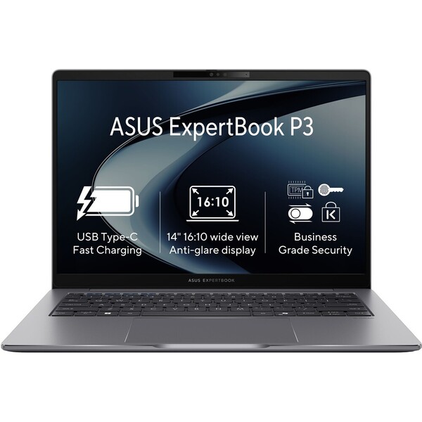 ASUS ExpertBook P3 P3405CVA-LY0012X Šedá