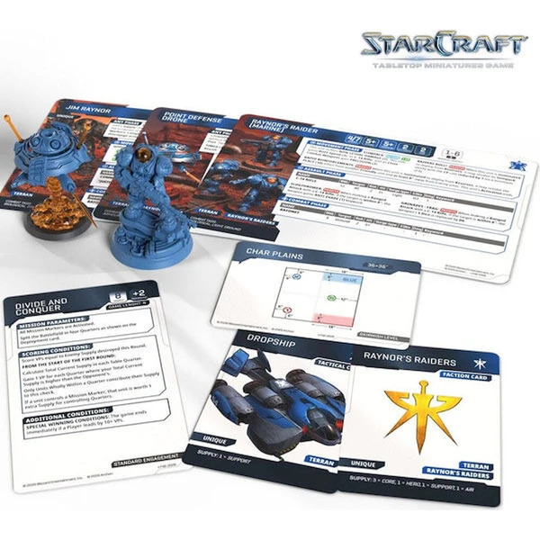 StarCraft The Miniatures Game - Jim Raynor (Raynors Raiders) - Terran - Hero Expansion Set - EN - Deskové hry - Obrázek d_107eaf1375ce4634b66565a9b383cfbd