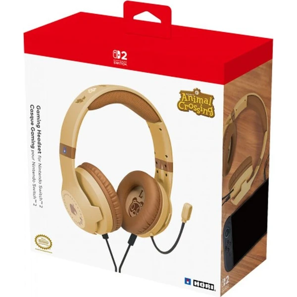 HORI Gaming Headset drátová náhlavní sluchátka Wood Brown - Sluchátka - Obrázek d_114ba5bafd904752aabcf235beaeac27