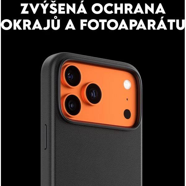 PanzerGlass® CARE SOLO MagSafe kryt z veganské kůže iPhone 17e/16e černý - Pouzdra - Obrázek d_11a193adaf674b86b0012382c12edb92