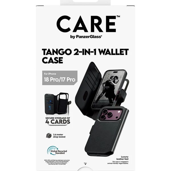 PanzerGlass CARE Tango 2v1 Wallet MagSafe pouzdro Apple iPhone 18 Pro/17 Pro černé - Pouzdra - Obrázek d_12a3650efa6241c9a79df4fd3f5204ae