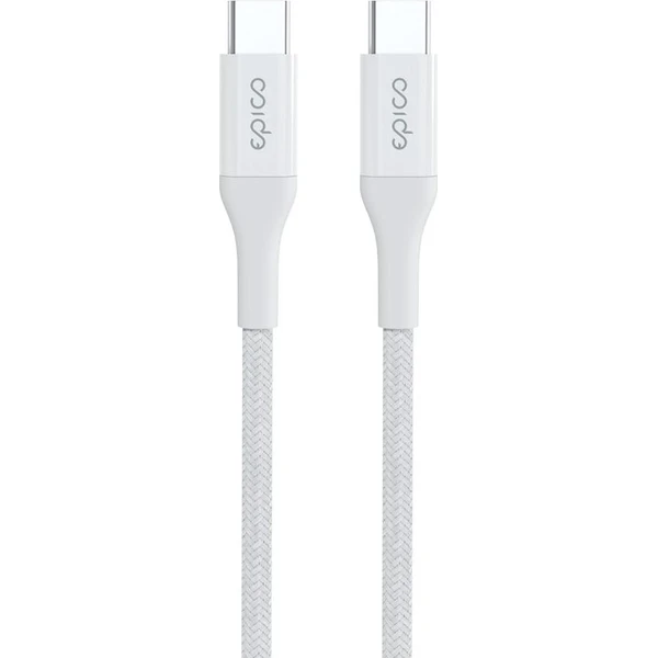 iWant by Epico opletený PD kabel 0,3m USB-C/USB-C bílý - Kabely a redukce - Obrázek d_12a7855251f34755aad181b0b2f016a8
