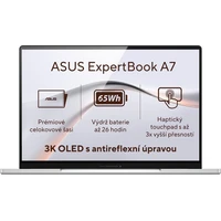 ASUS ExpertBook Air A7 (A7406CMA-OLEDC716512X) stříbrný - Notebooky