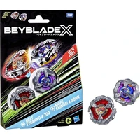 Beyblade X Beat Tyranno 4-70Q & Knife Shinobi 4-80HN Dual Set - Hračky