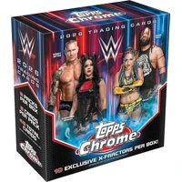 Sběratelské karty 2026 Topps Chrome WWE - Mega Box - Sběratelské karty a nálepky