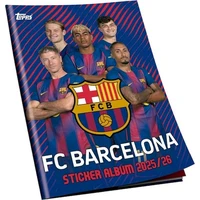Topps fotbalové samolepky FC Barcelona 2025/2026 – Album Complete Set - Sběratelské karty a nálepky