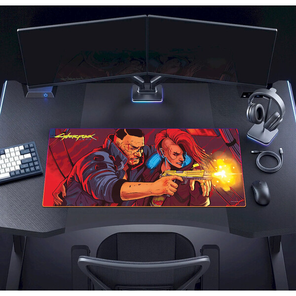 Podložka pod myš Cyberpunk 2077 The Heist RGB XL - Podložky - Obrázek d_141d5b50a718448ca0eabdd921b4a1fc