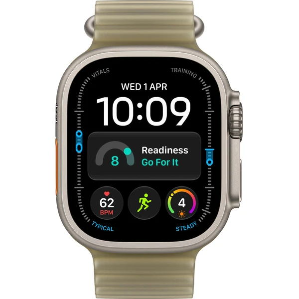 Apple Watch 49/46/45/44mm průsvitně chaluhový oceánský řemínek z přírodního titanu - Řemínky - Obrázek d_14bf35f946d0410692f7ec0d8403c22b