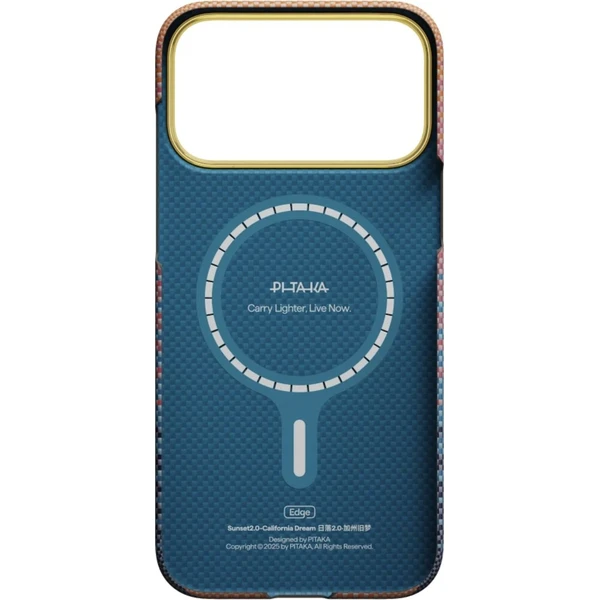 Pitaka Edge Case California Dream Sunset 2.0 #5 MagSafe kryt iPhone 17 Pro - Pouzdra - Obrázek d_14e780748144444c954f77396bd4ea6a