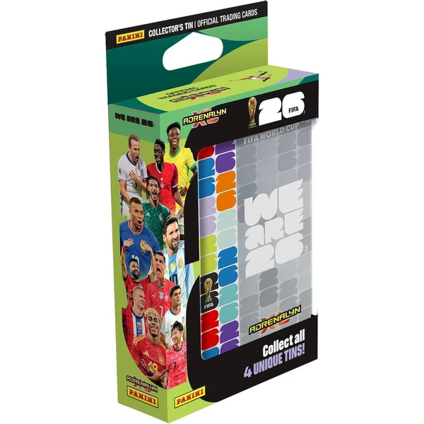 Panini FIFA World Cup 2026 Adrenalyn - Plechová krabička (Pocket) - Fotbalové karty - Obrázek d_16219bb0e37145f882903400f31fe2dd