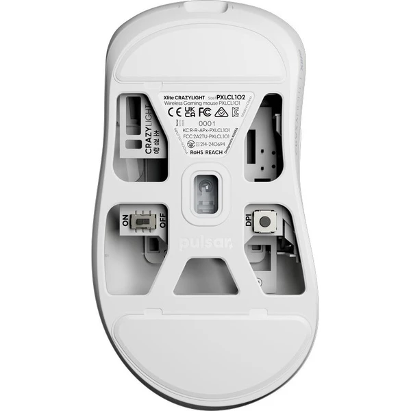 Pulsar Xlite CrazyLight Mini bezdrátová herní myš bílá - Myši - Obrázek d_162e2245767247c592d5669baaf579e3