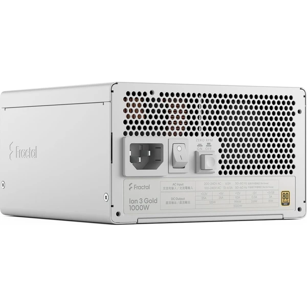 Fractal Design Ion 3 1000W bílý - Zdroje - Obrázek d_1648f3954362425eaadad2ba8d728b93