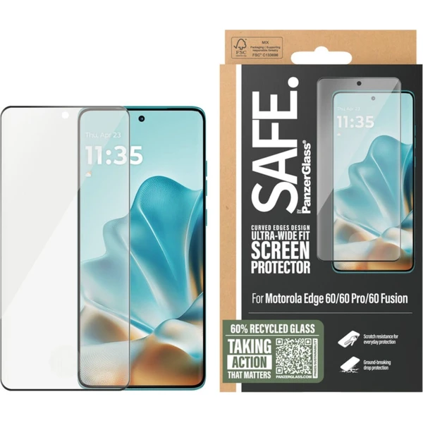 PanzerGlass® SAFE Ultra-Wide Fit sklo Motorola Edge 60/60 Pro/60 Fusion - Ochranné folie a skla - Obrázek d_16a9cba241294f7d8e69b03c2d670206