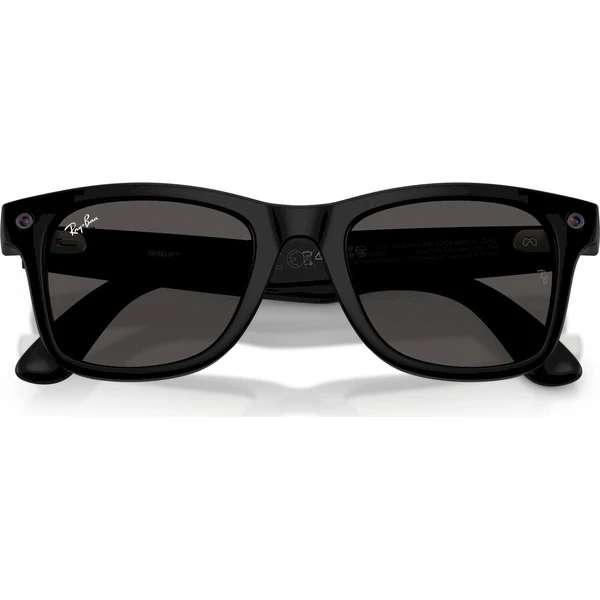 Meta RAY-BAN Wayfarer Gen 3 (Velké 50mm) chytré brýle (šedá skla) černé - AR brýle - Obrázek d_173088ebfa2d42789544a0bb7c2e81be