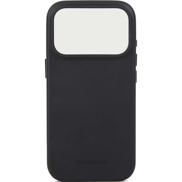 Troubadour Full Leather MagSafe kožený kryt iPhone 17 Pro Max/iPhone 18 Pro Max Black - Pouzdra - Obrázek d_17c11540f0b64287893aed5dca764a0b