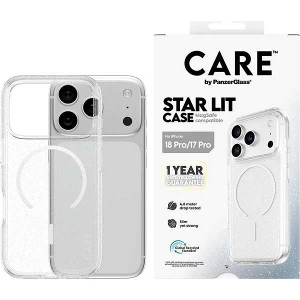 PanzerGlass CARE Star Lit MagSafe kryt Apple iPhone 18 Pro/17 Pro čirý - Pouzdra - Obrázek d_19b6df234b36428c9cf5c32153483742