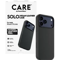 PanzerGlass® CARE SOLO MagSafe kryt z veganské kůže iPhone 17 Pro Max černý - Pouzdra